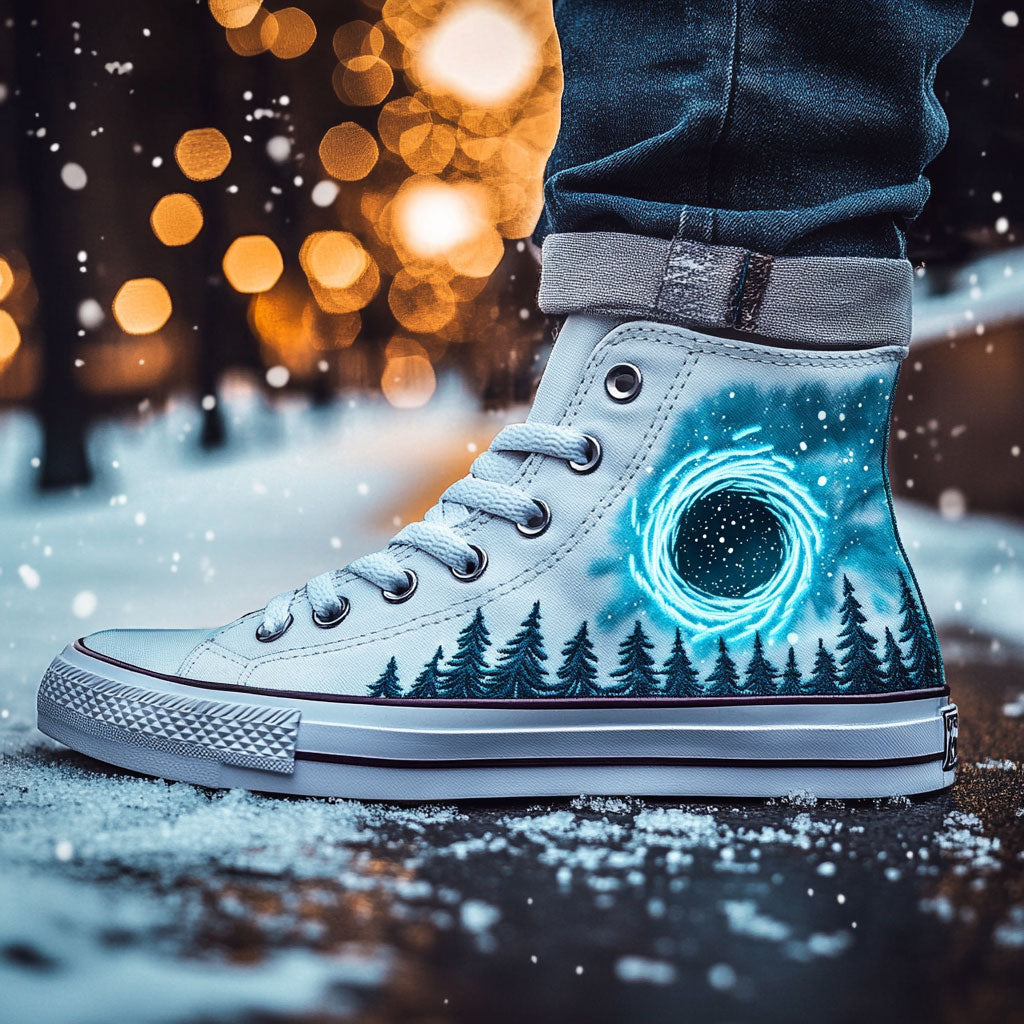 Winter Starlight Portal WJ2009029CL Canvas High-Tops