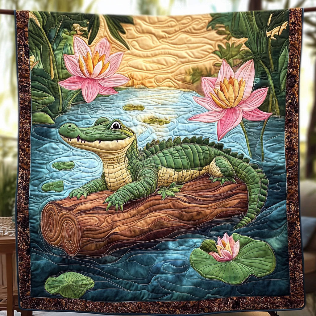 Crocodile Smile WY1704044CL Quilt