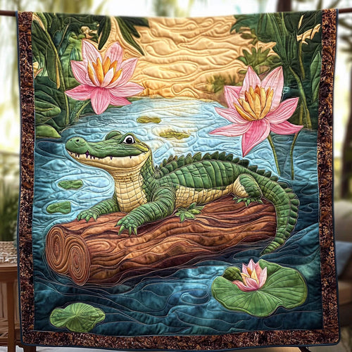Crocodile Smile WY1704044CL Quilt