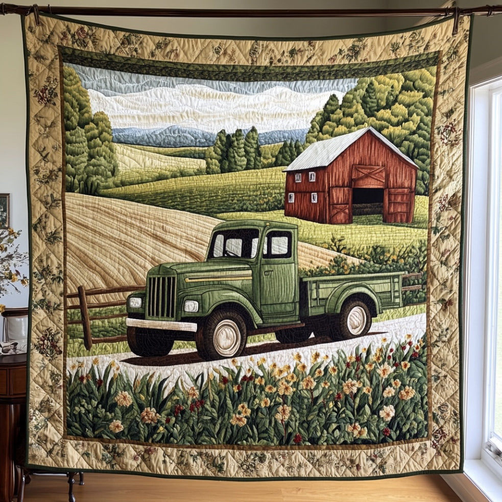 Farmer Love The Field WU0401070CL Quilt