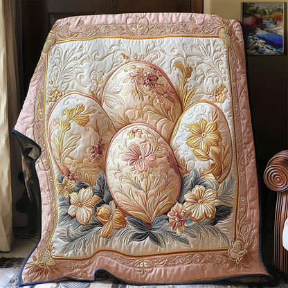 Floral Egg Harmony WY1003010CL Quilt