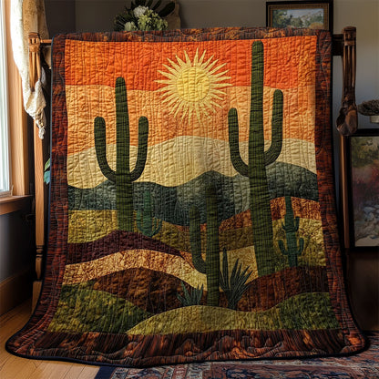 Rustic Cactus Charm WY1203037CL Quilt