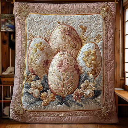 Floral Egg Harmony WY1003010CL Quilt