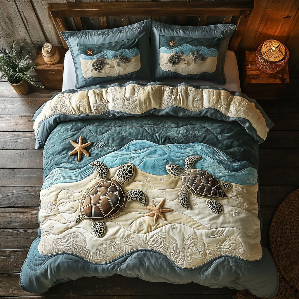 Couple Turtle WY2703034CL Duvet Cover Set