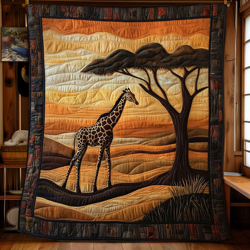 Journey Of Giraffe WY1203063CL Quilt