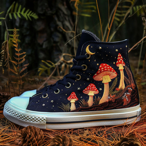 Mushroom March WJ2908019CL Canvas High-Tops