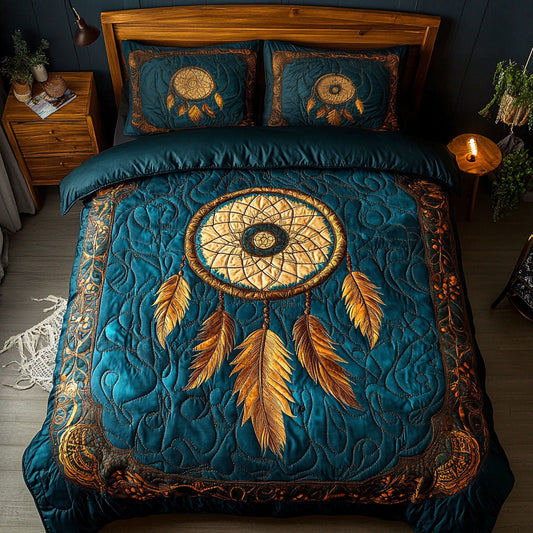 Native Feather Dreamcatcher WY1902045CL Duvet Cover Set