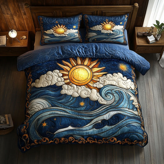 Sunrise In Beach WY2605019CL Duvet Cover Set