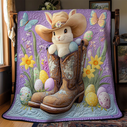 Easter Bunny In Boots WY1703110CL Quilt