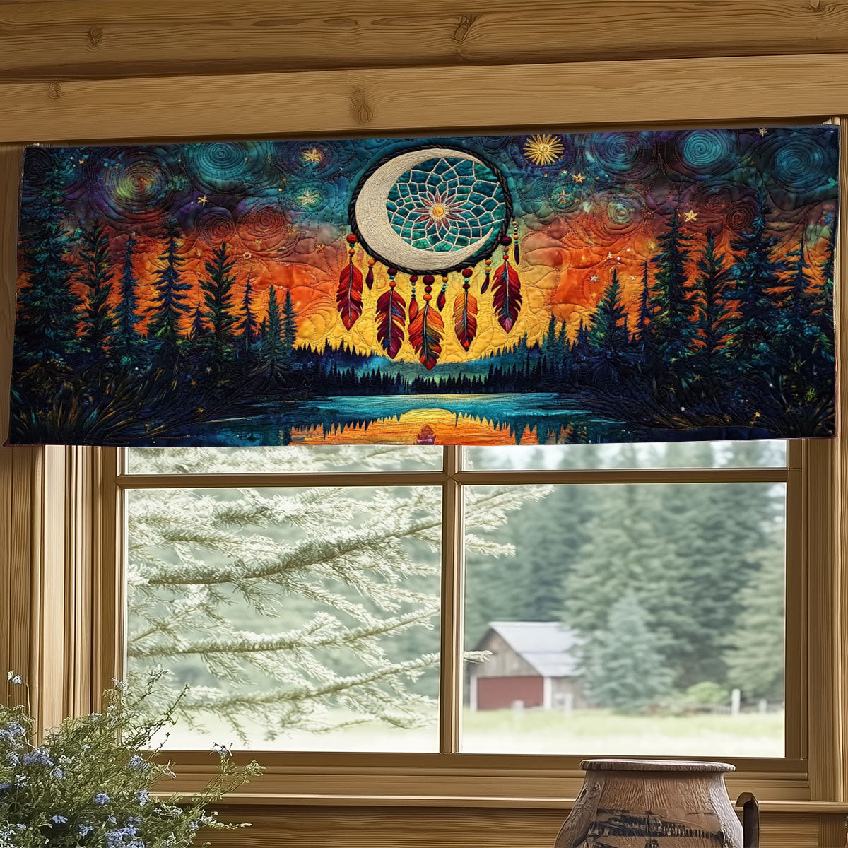 Twilight Guardian WY1407063CL Quilted Valance