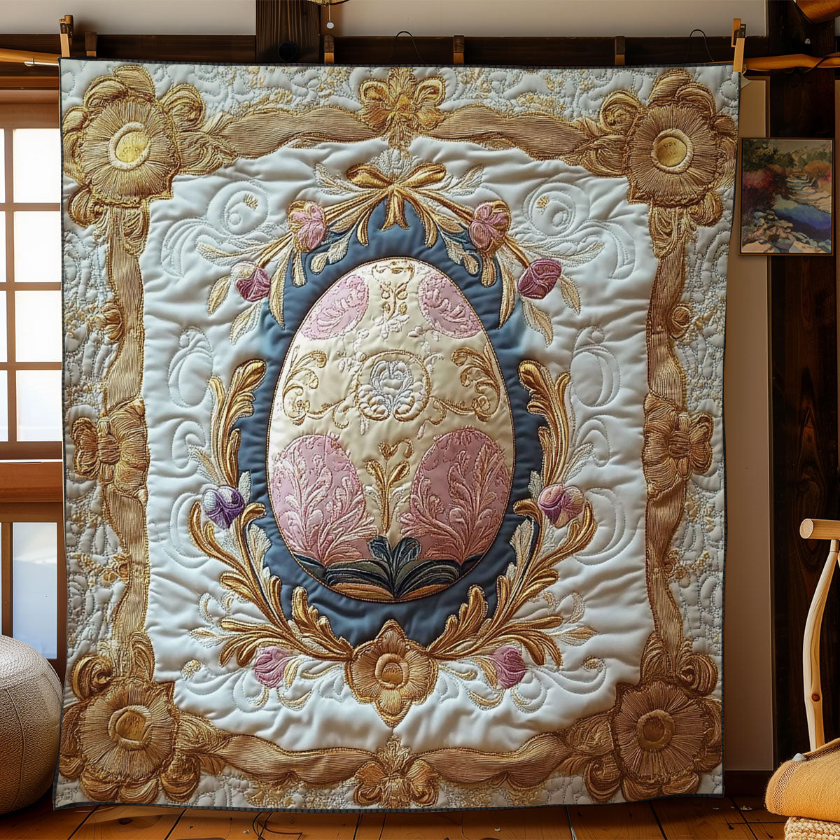 Royal Easter Egg WY0603091CL Quilt