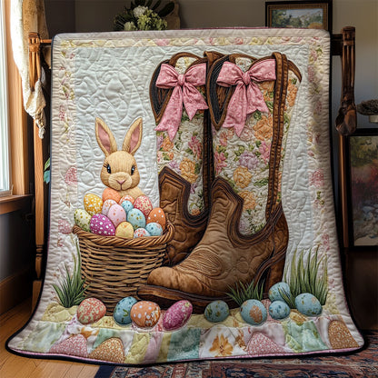 Cowboy Easter Bunny WY1703098CL Quilt