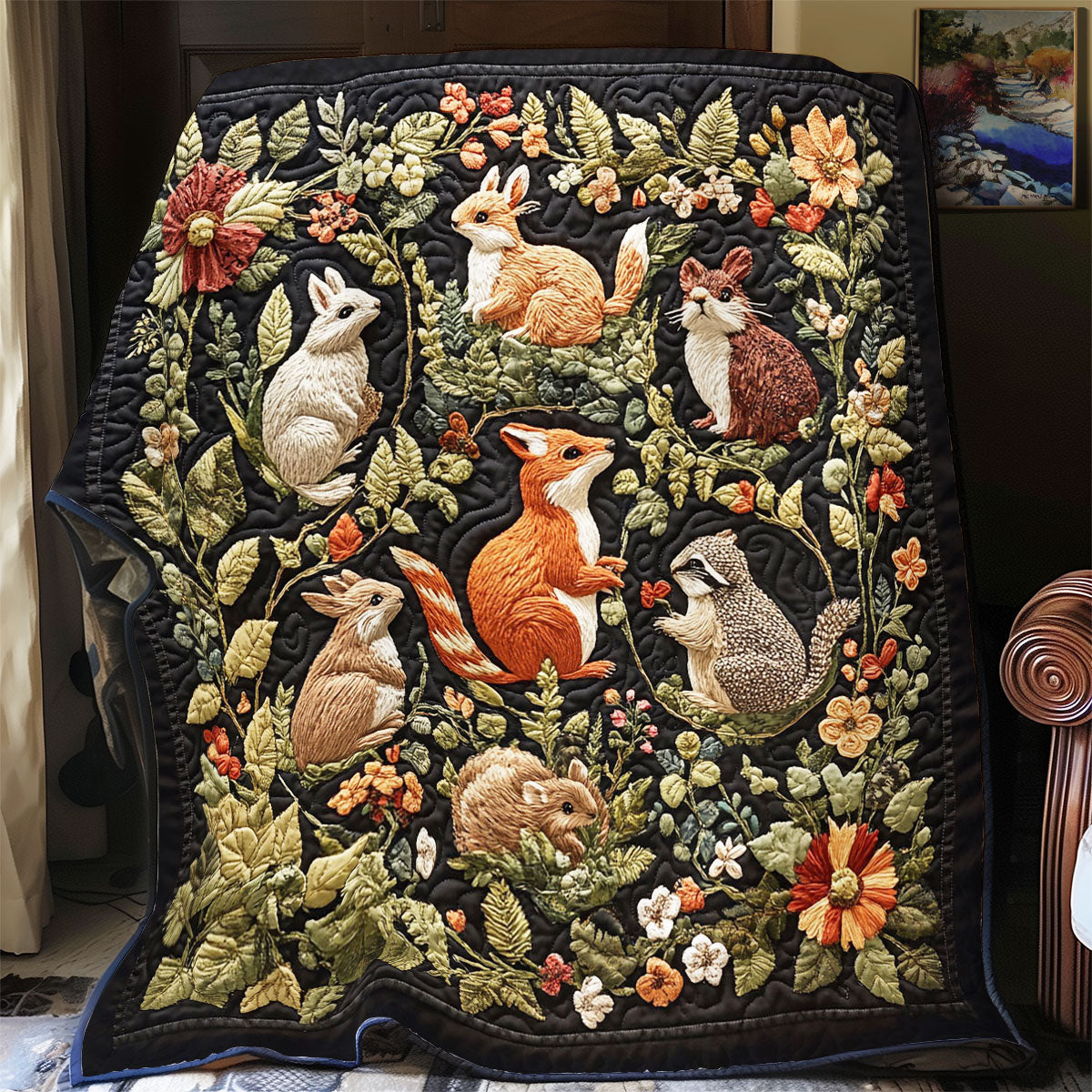 Woodland Pals WY1803032CL Quilt