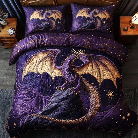 Celestial Dragon Embrace WY0803065CL Duvet Cover Set