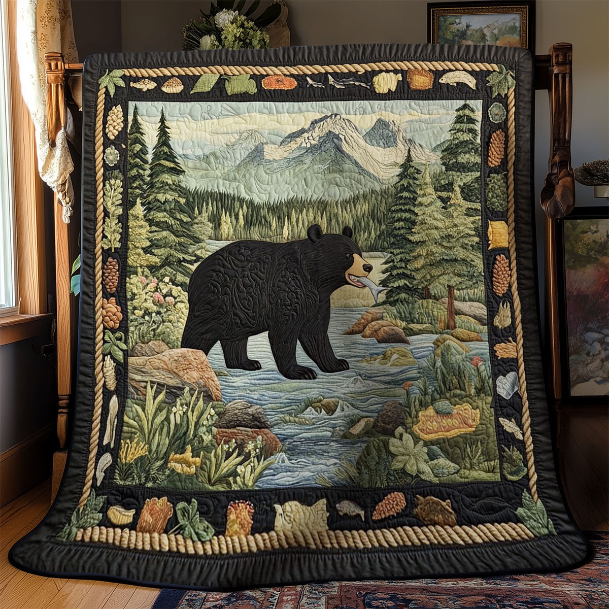 River Bear WY1703116CL Quilt