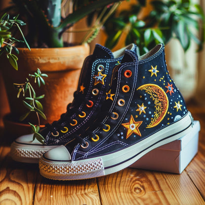 AstroPop WJ2908001CL Canvas High-Tops