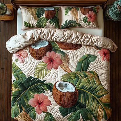 Coconut And Hibiscus WY1306005CL Duvet Cover Set