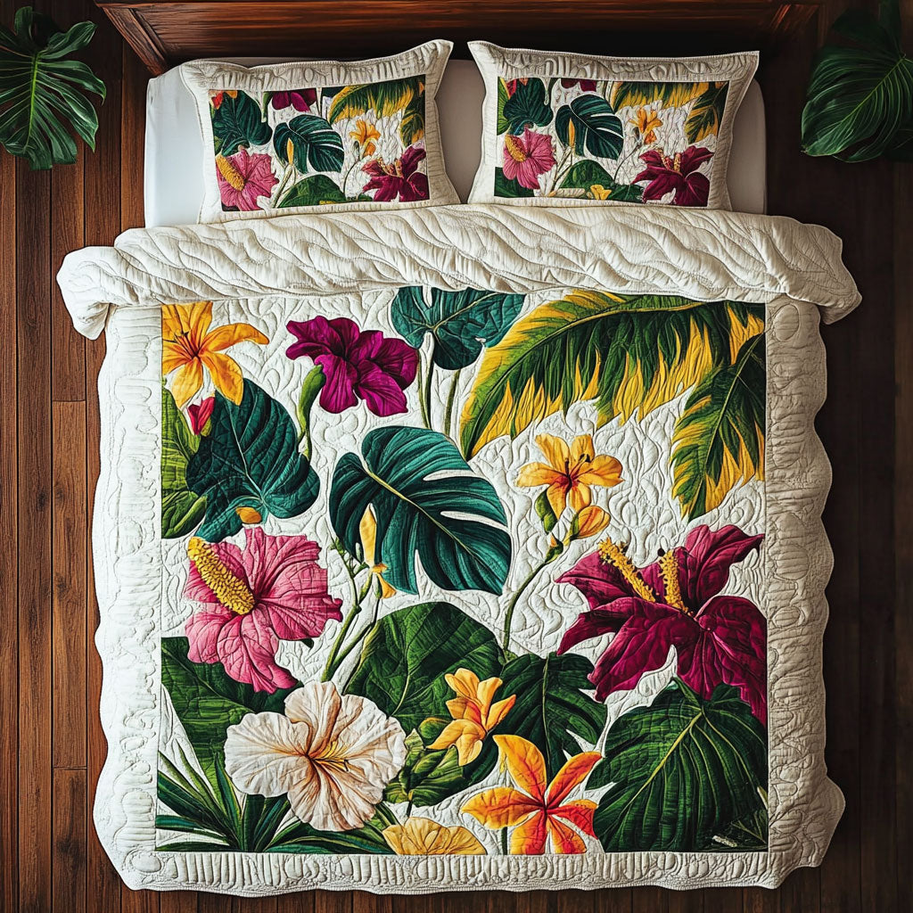 Botanical Tropical Bloom WY1306003CL Duvet Cover Set