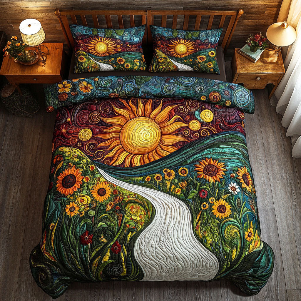 Sunflower Sunburst WY1703068CL Duvet Cover Set