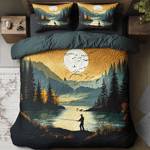 Fishing Serenity By The Stream WU1703012CL Duvet Cover Set