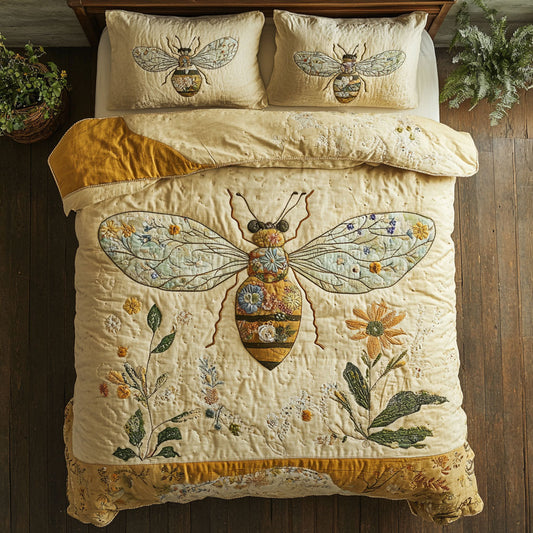 Floral Bee WU1003014CL Duvet Cover Set