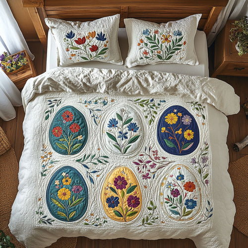 Floral Easter Eggs WU0403024CL Duvet Cover Set