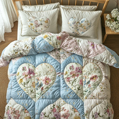 Floral Heart Be Mine WU0403063CL Duvet Cover Set