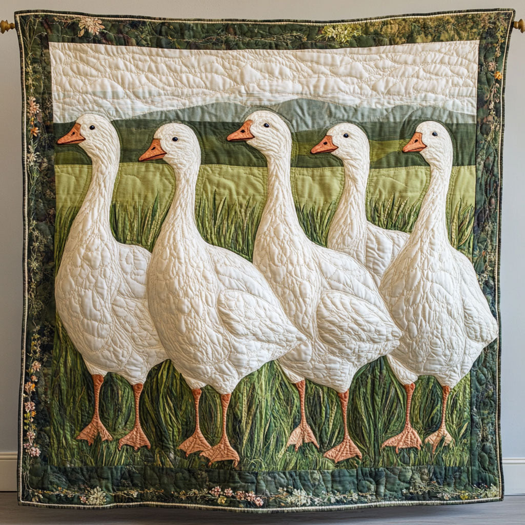 Geese Country Charm WU1303027CL Quilt