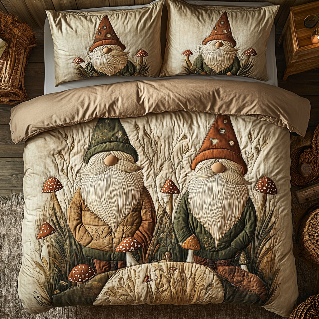 Gnome In The Forest WU1801013CL Duvet Cover Set