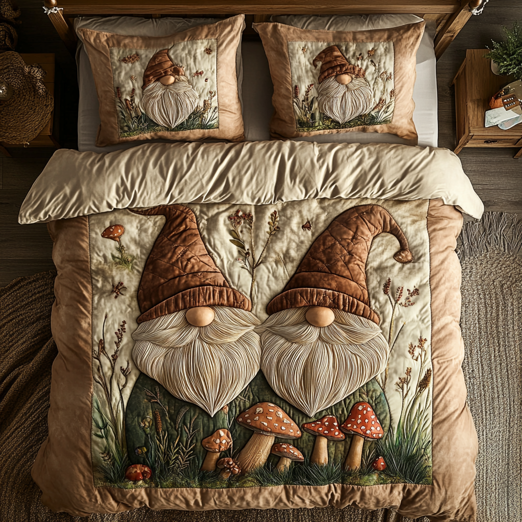 Gnome In The Forest WU1801015CL Duvet Cover Set