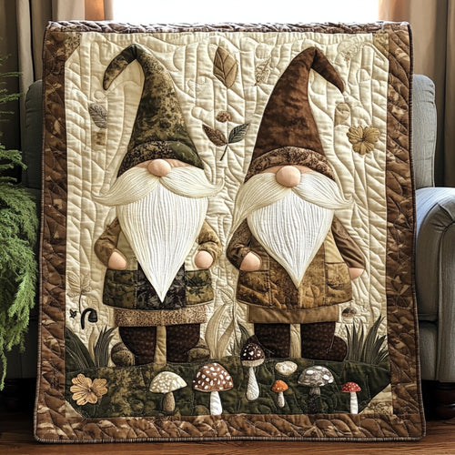 Gnome In The Forest WU1801073CL Quilt