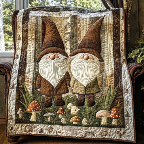 Gnome In The Forest WU1801074CL Quilt