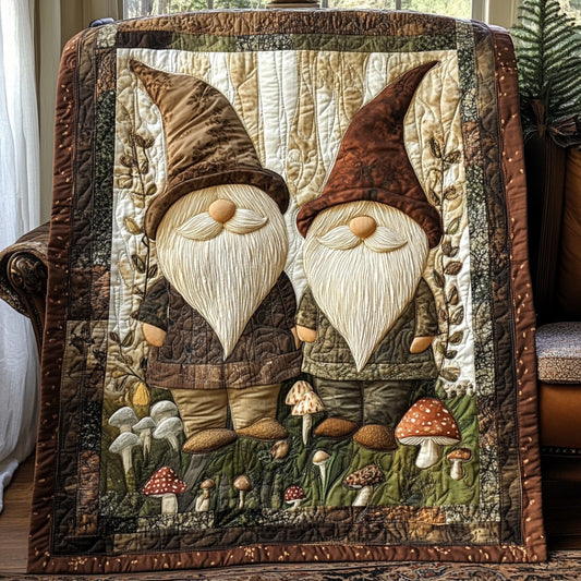 Gnome In The Forest WU1801075CL Quilt