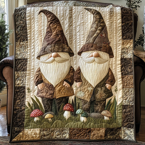 Gnome In The Forest WU1801076CL Quilt