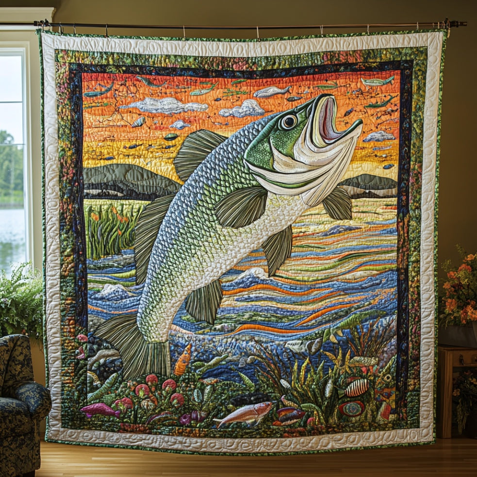 Go Fishing WU0401081CL Quilt