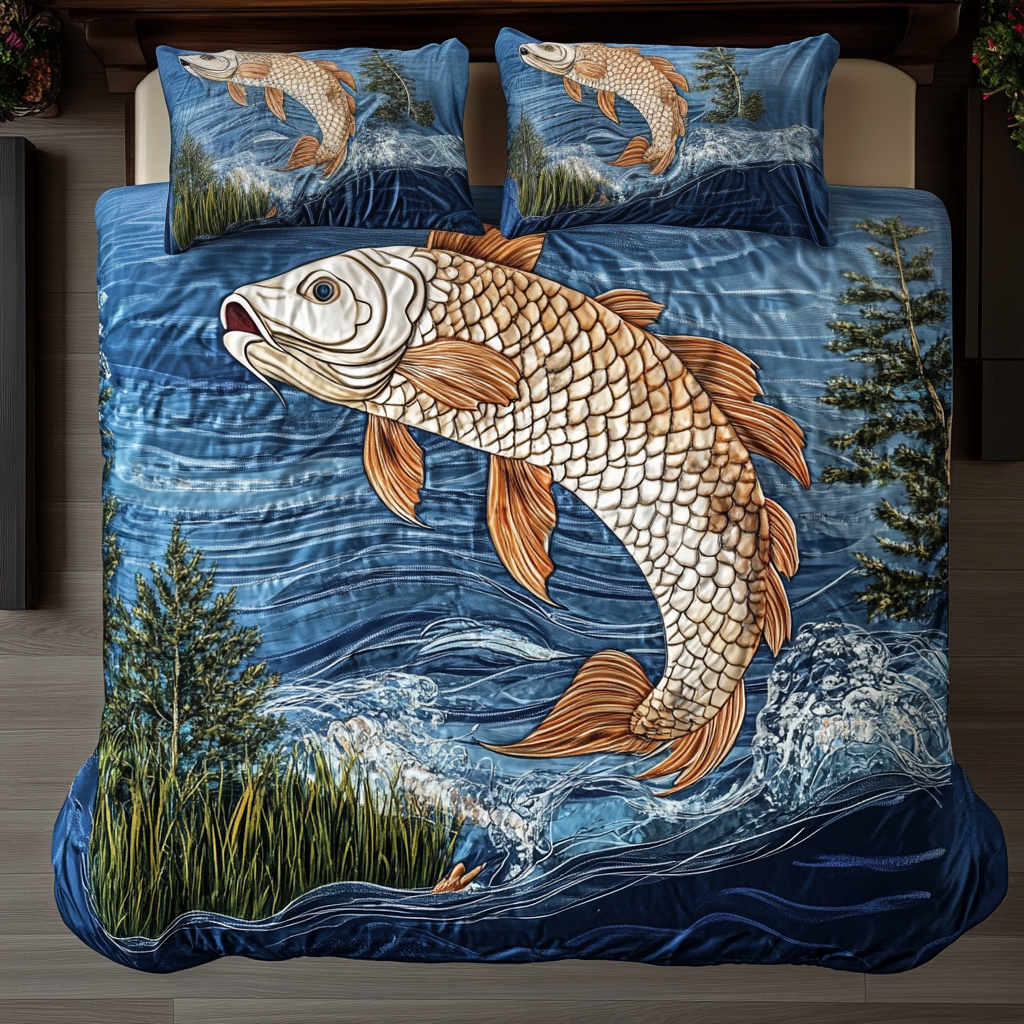 Go Fishing WU2001014CL Duvet Cover Set