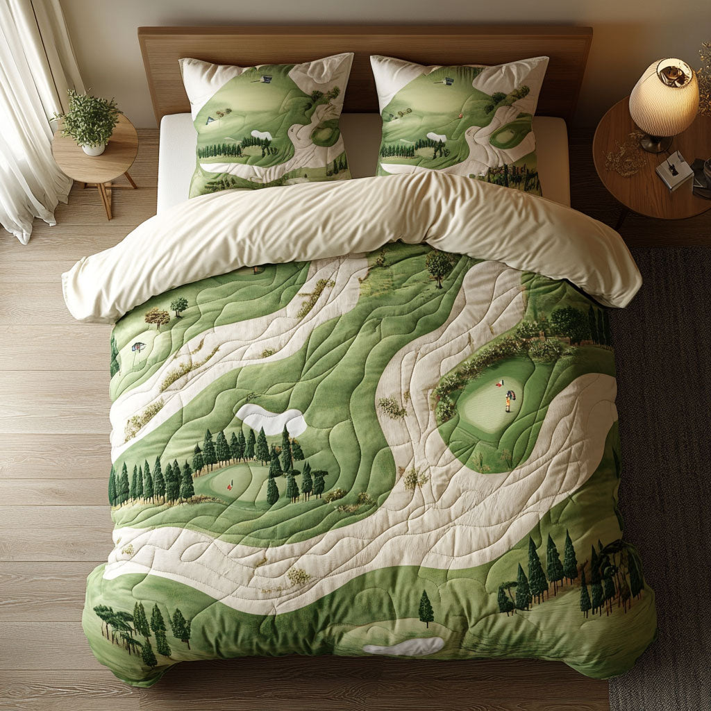 Golf Course WU1702009CL Duvet Cover Set