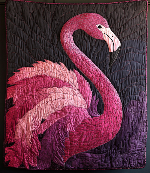 Gorgeous Flamingo WU1501020CL Quilt