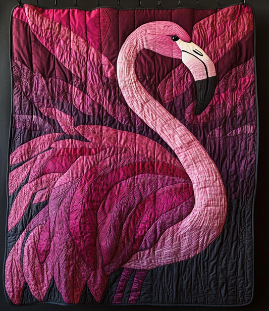 Gorgeous Flamingo WU1501021CL Quilt