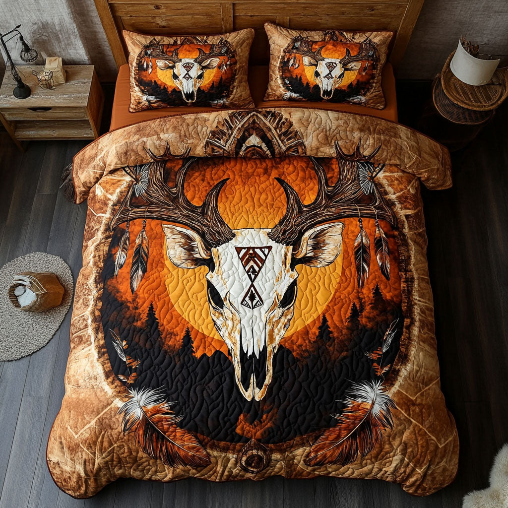 Tribal Buffalo Guardian Of The Sacred Plains WU1103018CL Duvet Cover Set