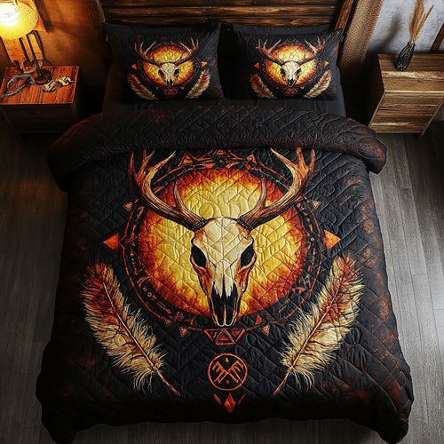 Tribal Buffalo Guardian Of The Sacred Plains WU1103022CL Duvet Cover Set