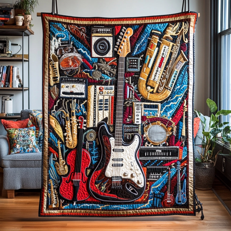 Guitar Rock WU0401078CL Quilt