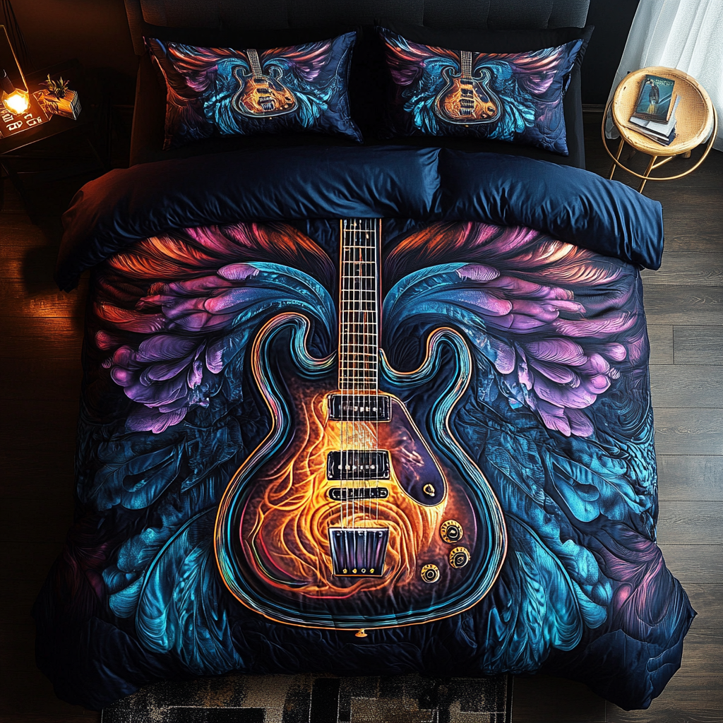 Guitar Rock WU2602070CL Duvet Cover Set