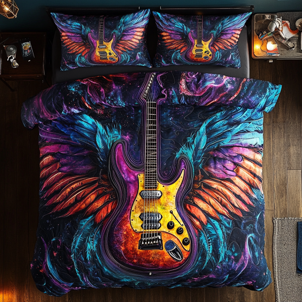 Guitar Rock WU2602071CL Duvet Cover Set