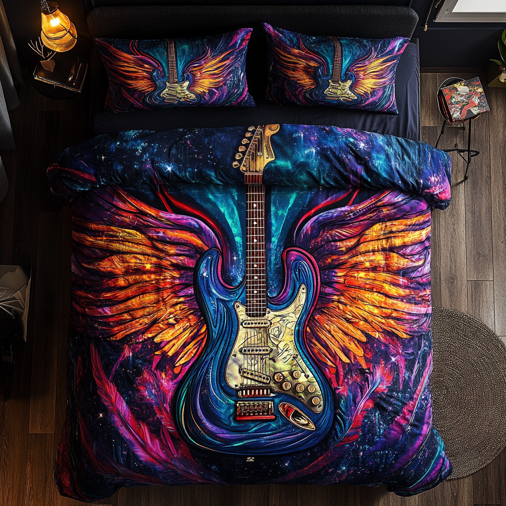 Guitar Rock WU2602074CL Duvet Cover Set