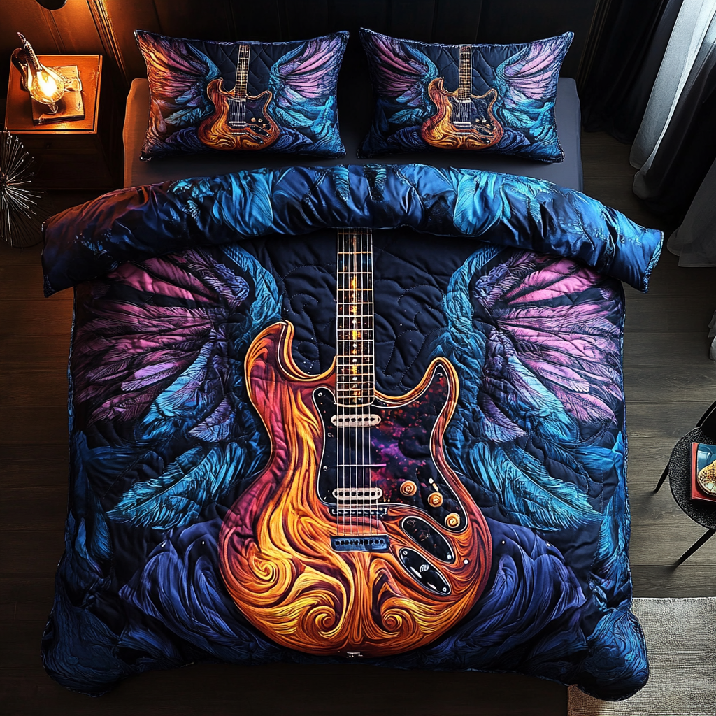 Guitar Rock WU2602077CL Duvet Cover Set