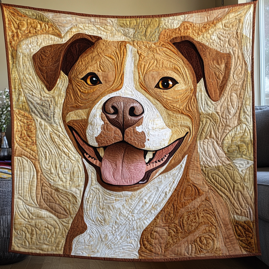 Happy Pitbull WU1302105CL Quilt