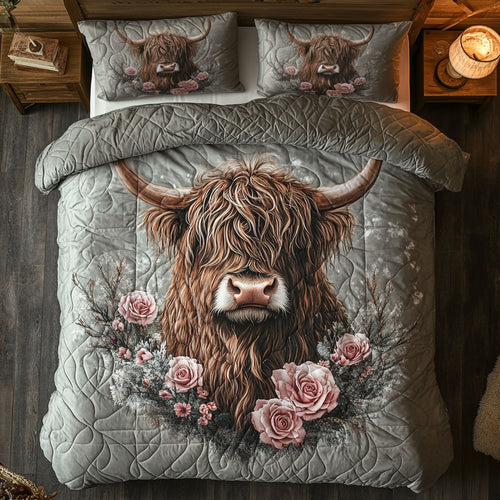 Highland Cow WU2602005CL Duvet Cover Set