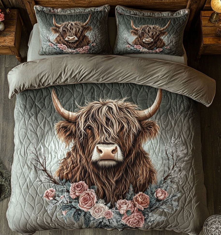 Highland Cow WU2602006CL Duvet Cover Set