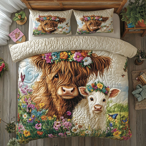 Highland Cowboy Autumn Vibes WU0503033CL Duvet Cover Set